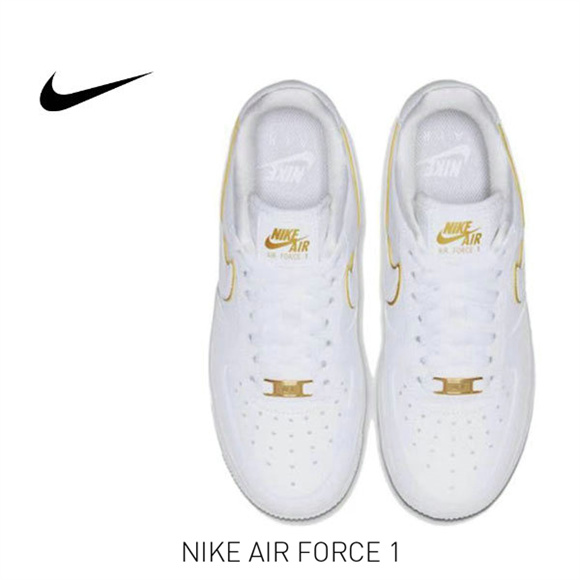 AF-1 白色金鉤邊1
