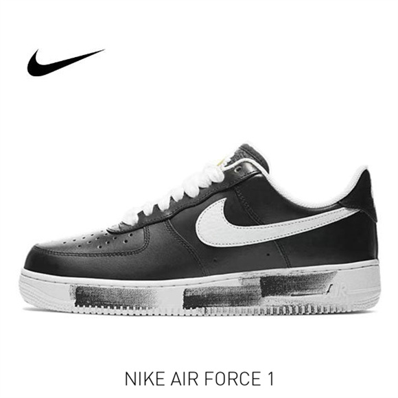 AF 1 黑 PMO反系鞋帶2
