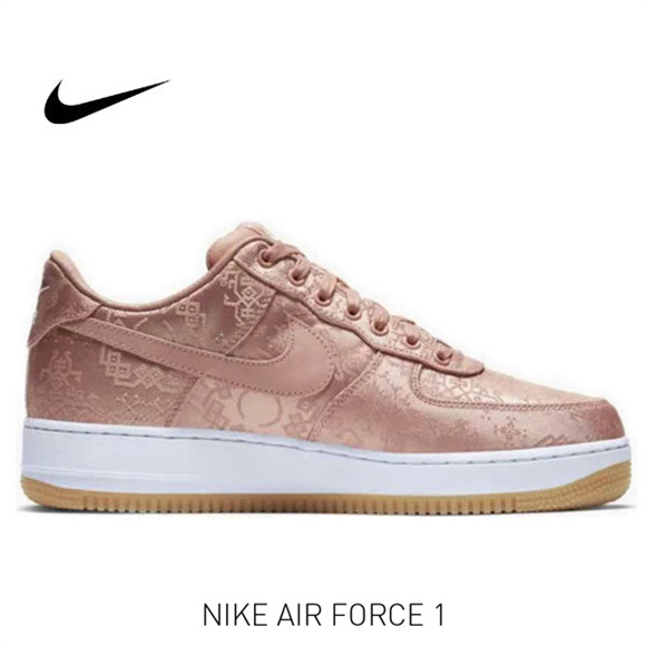 CLOT x AF 1 粉絲綢4