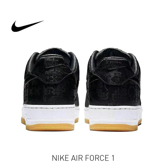 CLOT x AF 1 黑絲綢4