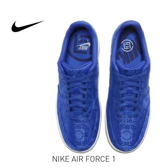 CLOT x AF 1 藍絲綢2
