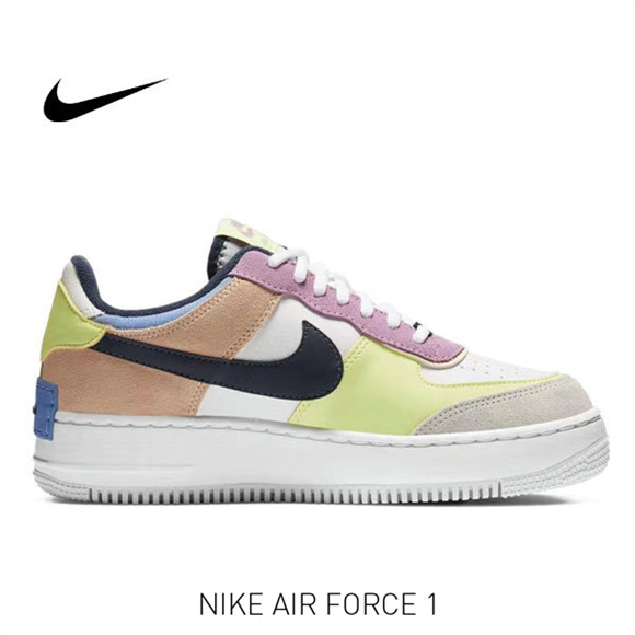 CLOT x AF 1 黑黃粉4