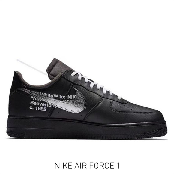OW x MoMA x AF 1 黑色3