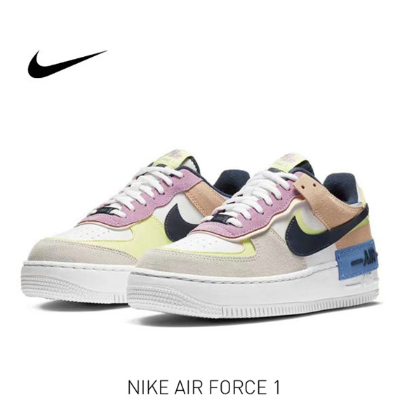 CLOT x AF 1 黑黃粉1