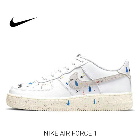 AF 1 潑墨白5