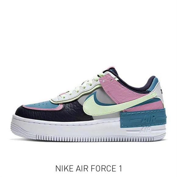 AF 1 黑粉綠2