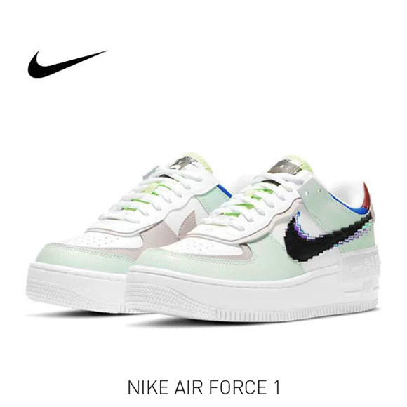 AF 1 白綠粉1