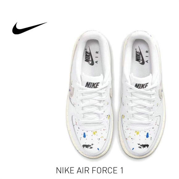 AF 1 潑墨白6