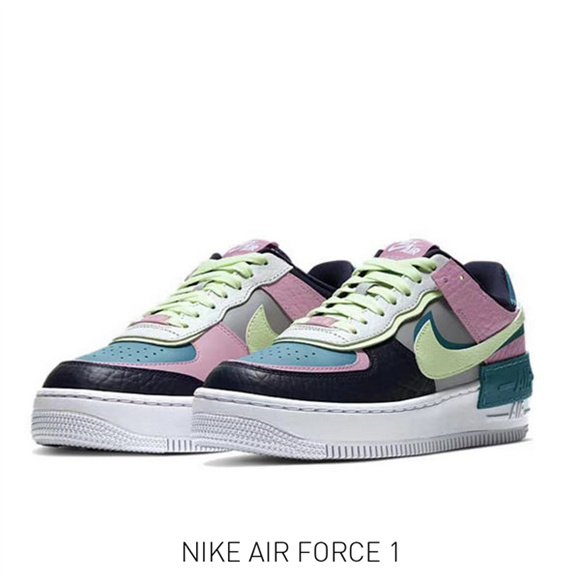 AF 1 黑粉綠4