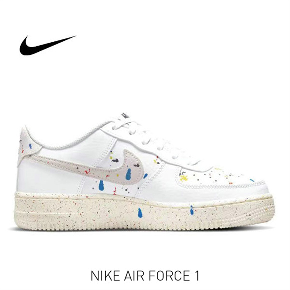 AF 1 潑墨白3