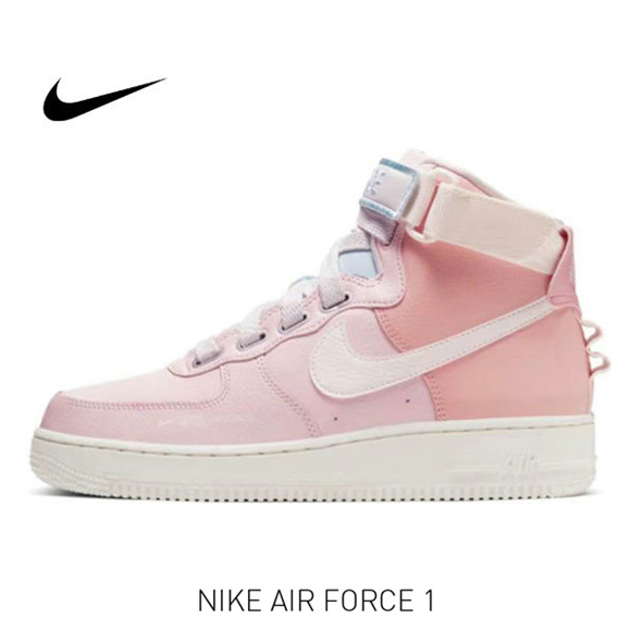 AF-1 High 獨角獸 淺粉3