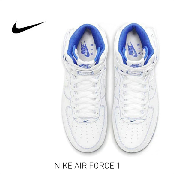 AF1 High 白藍 縫線1