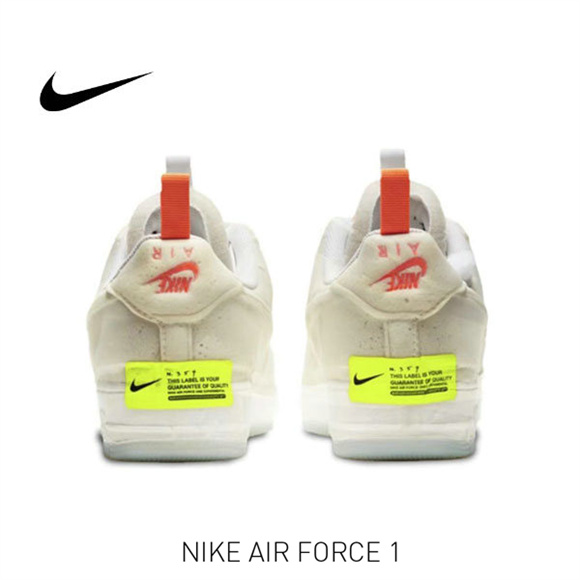 AF 1 Low 米白橘 海綿3