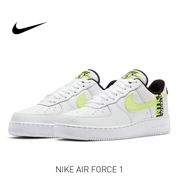 AF 1 WW 白熒光綠1