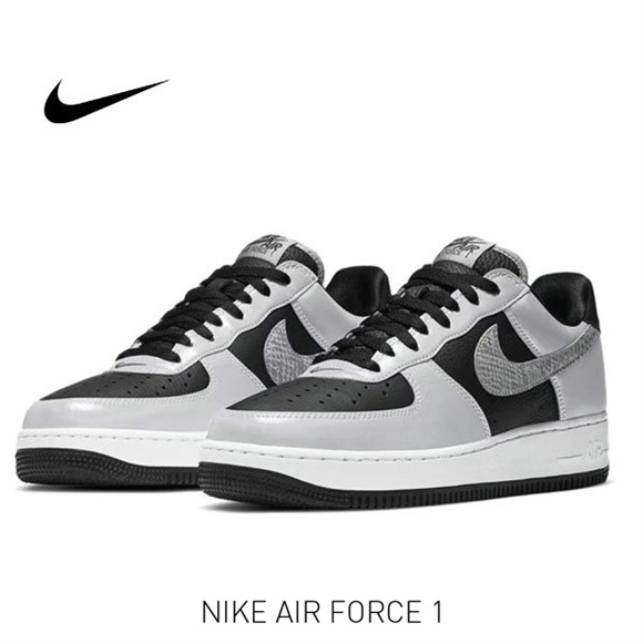 AF 1 B 銀蛇紋6