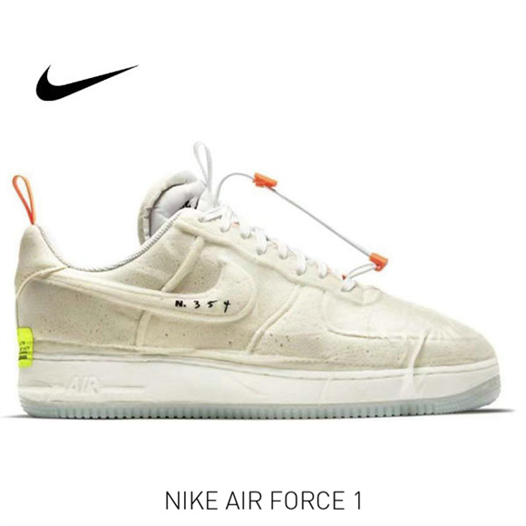 AF 1 Low 米白橘 海綿5