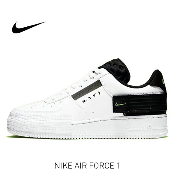 AF 1 N.354 Low 黑白4