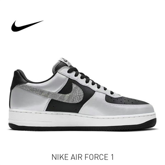 AF 1 B 銀蛇紋2